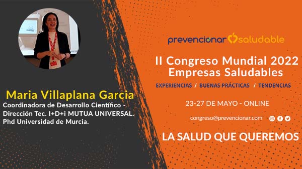 María Villaplana protagonista en el II Congreso Mundial Empresas Saludables